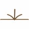 Ekena Millwork Redmond Timber Gable Bracket, Western Red Cedar, 108"W x 54"H x 1 1/2"D x 3 1/2"F, 12/12 Pitch GBW108X54X0204RED00SWR - alternate 5